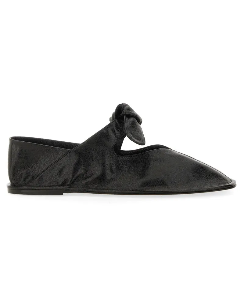 HEREU Hieru Ballerina in Pelle Black