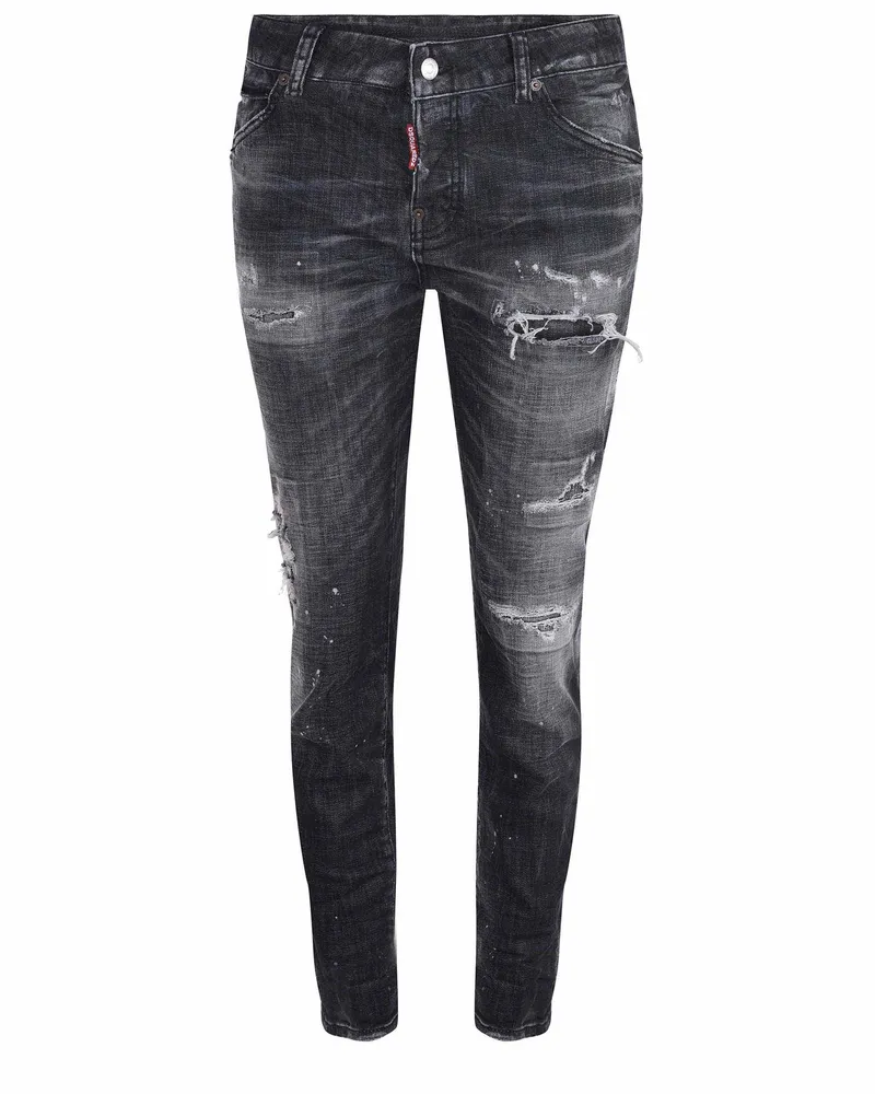 Dsquared2 Cool Girl" Jeans aus Stretch -Jeans Black