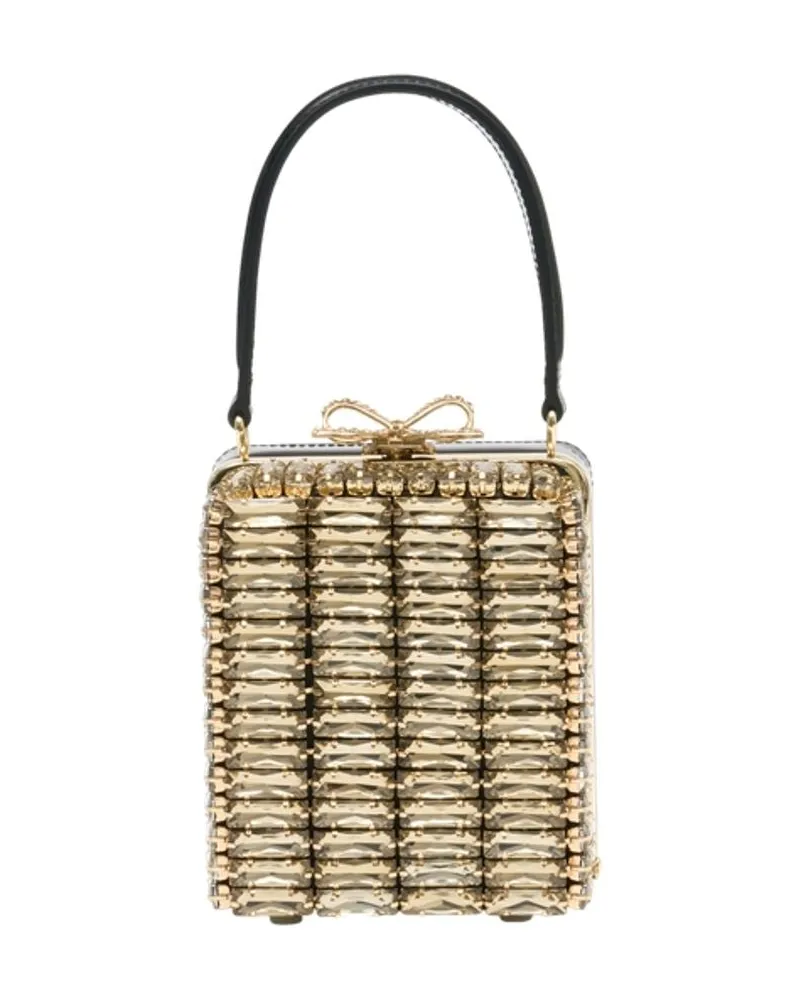 Self-Portrait Micro Bag  Metall Gold Gold