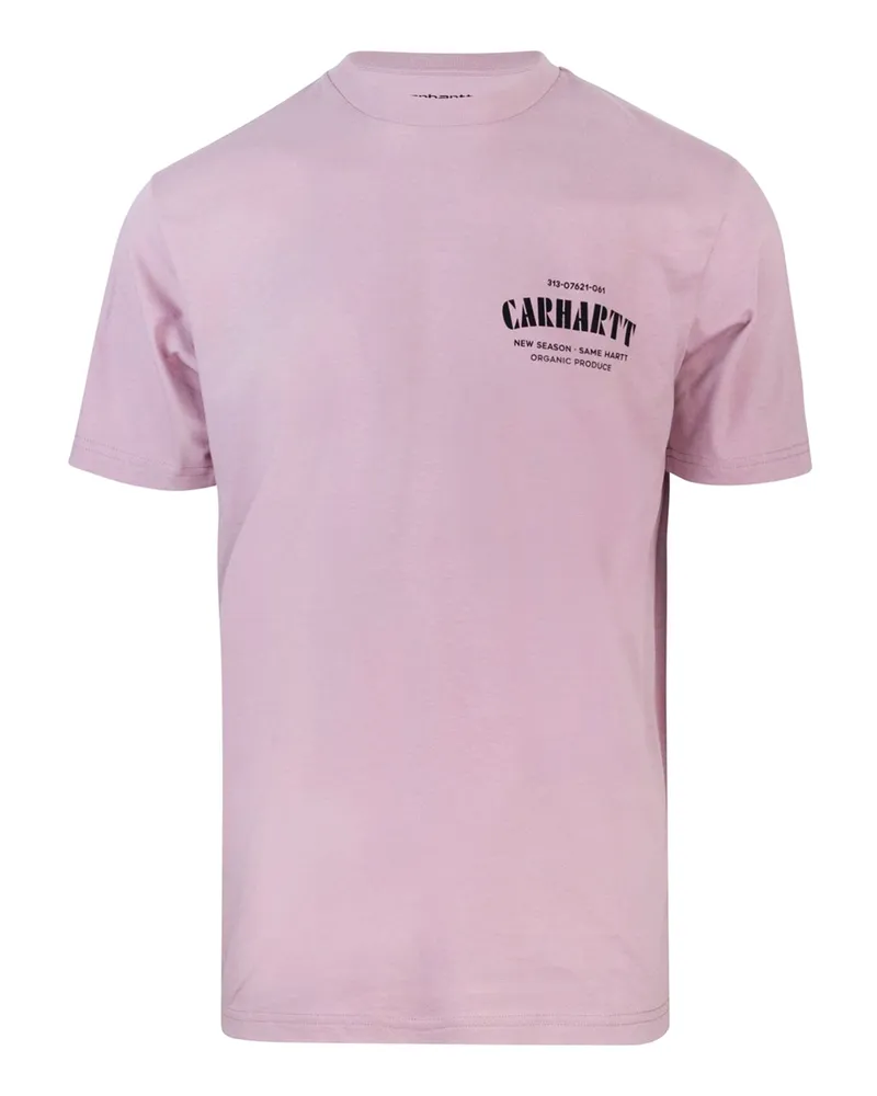 Carhartt WIP T -Shirt S/S Katalog C Logo Hortensia Rose