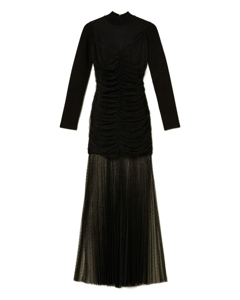 Twin-Set Doppelte Kleider schwarz Black