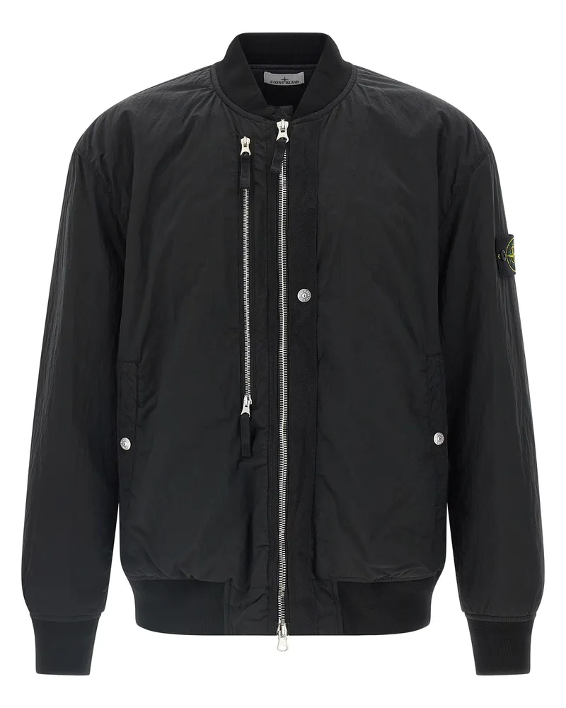 Stone Island Bomberjacke „4100038“ von Black