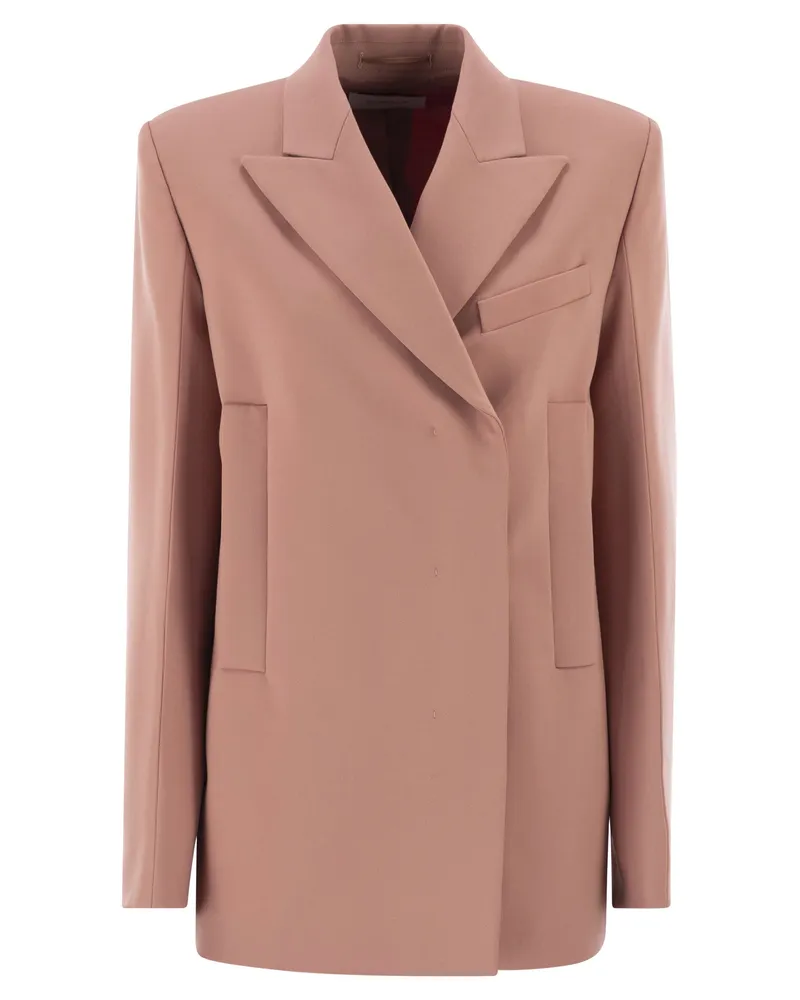 SPORTMAX Esule Straight Blazer Pink