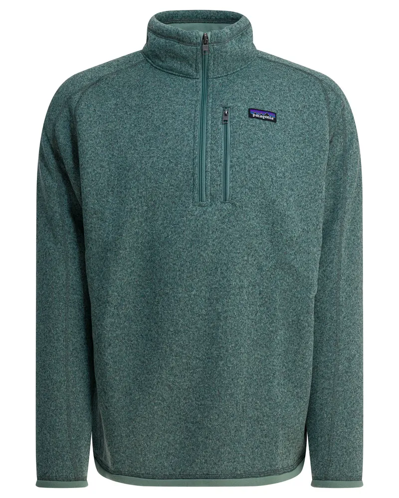 Patagonia Better Sweater“ Sweatshirt mit halbem Reißverschluss Green