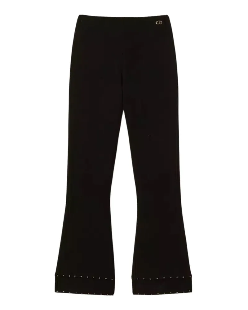 Twin-Set Trousers Black Black