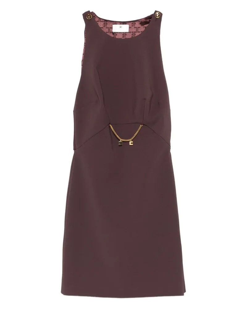 Elisabetta Franchi Mini Dress Bordeaux