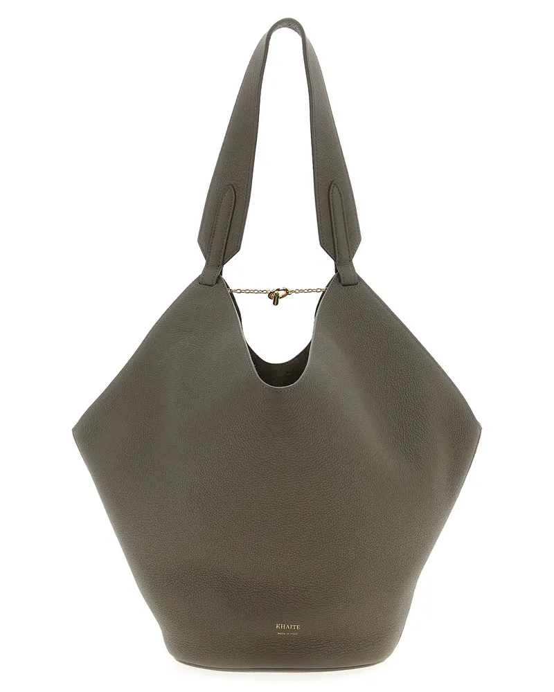 KHAITE Lotus Small' Einkaufstasche Gray