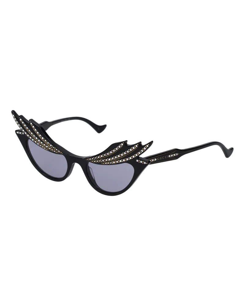 Gucci Damens Sonnenbrille Acetat Schwarz -
