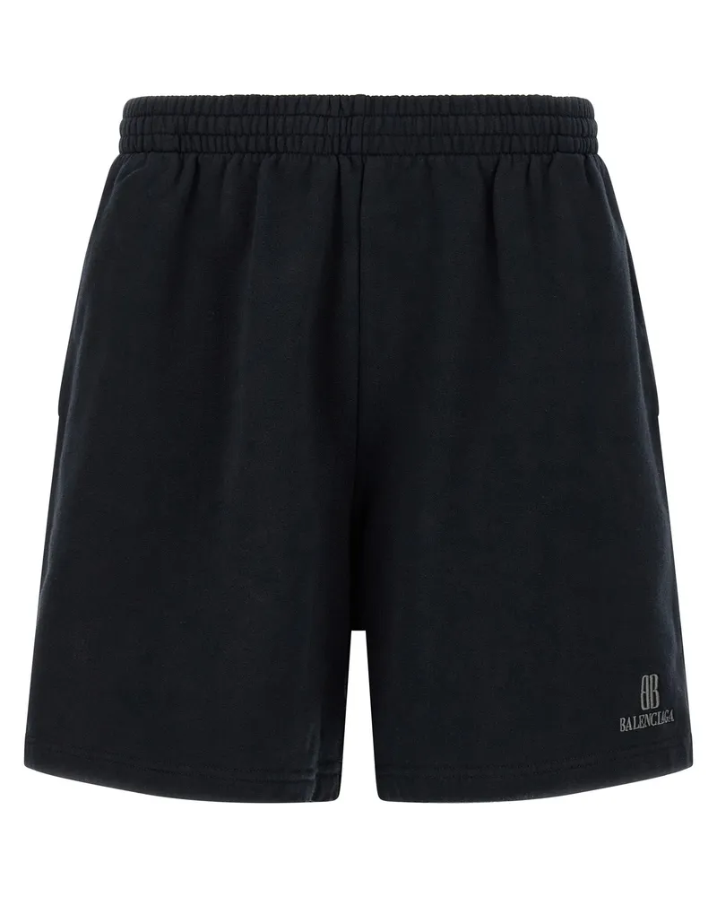 Balenciaga Nano Bb“ Bermudashorts Black