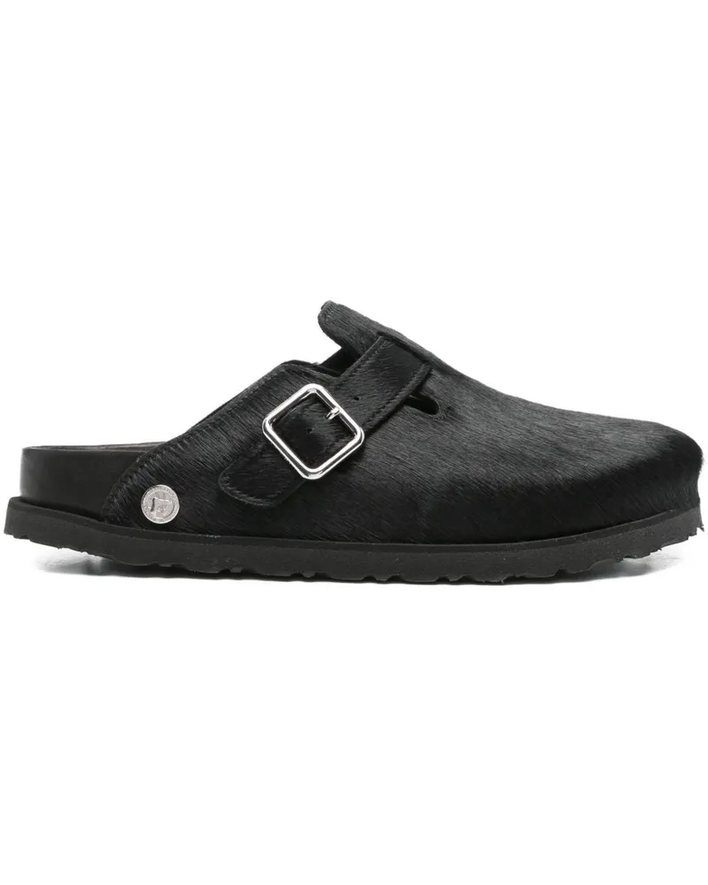 Birkenstock Flache Schuhe Schwarz Black