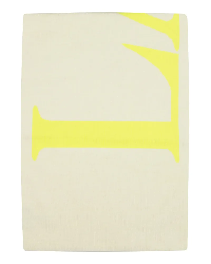 Lanvin Schals Bianco+giallo