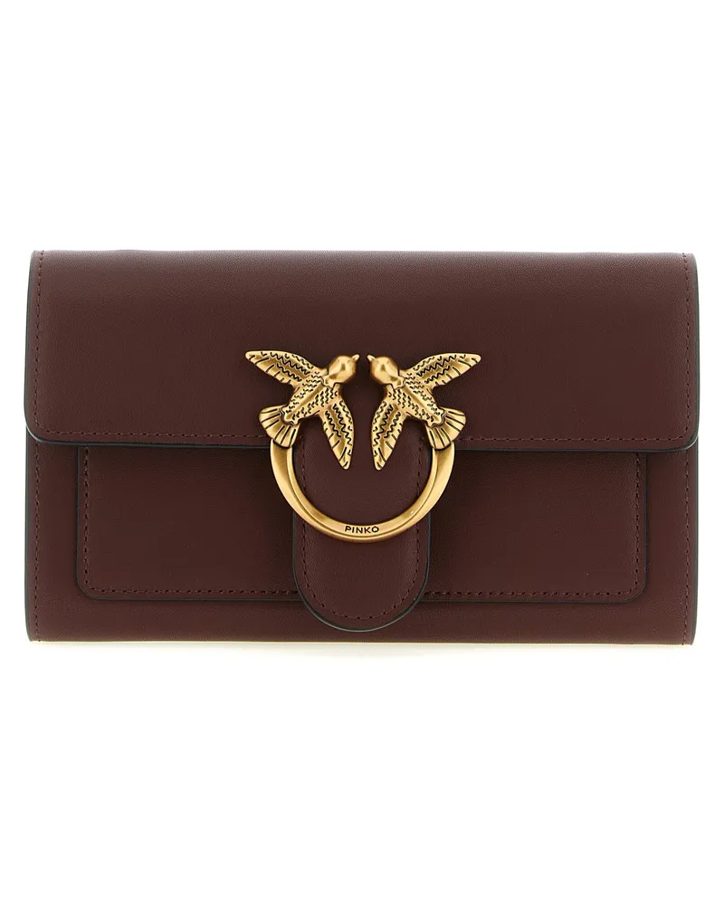 Pinko Love Simply“-Geldbörse mit Kette Bordeaux
