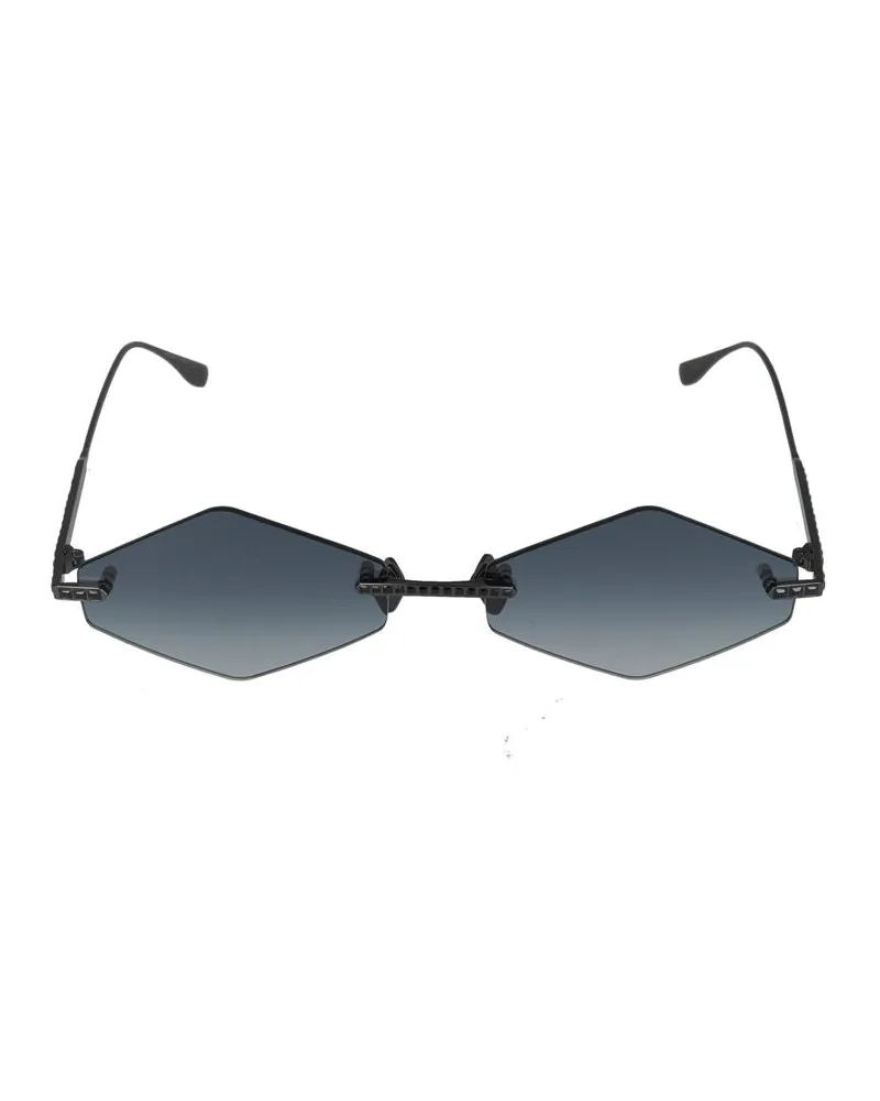 Anna-Karin Karlsson Sonnenbrille  Crystal Nest Triangle Black Grey /17/145 Schwarz