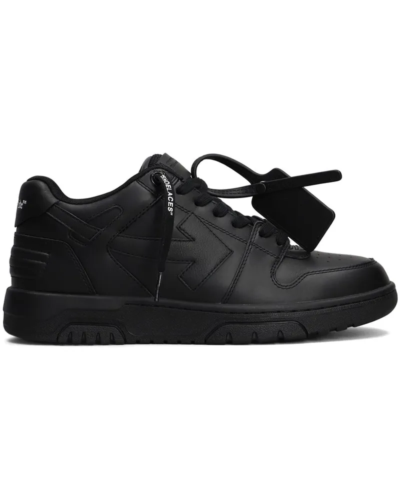 OFF-WHITE Aus weißen Turnschuhen Black