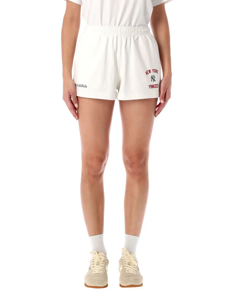 SPORTY & RICH Sportliche & reiche Shorts weiß White