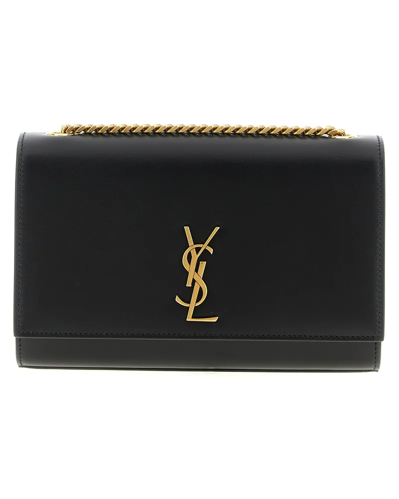 Saint Laurent Kleine Umhängetasche „Kate“ von Black