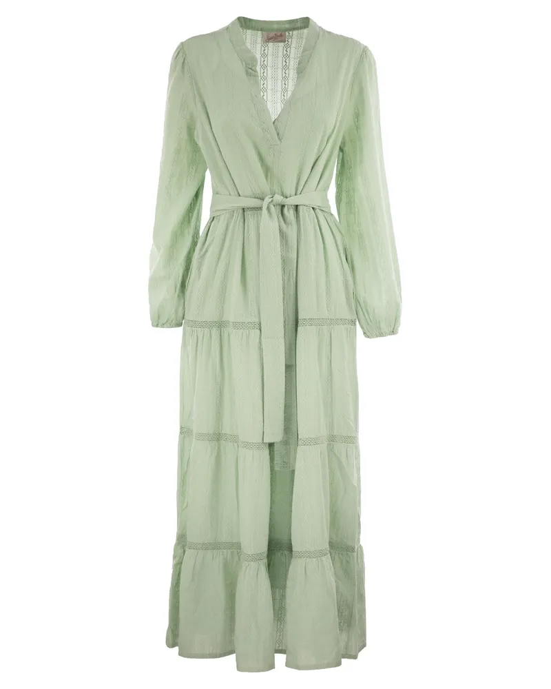 MC2 Saint Barth Leyde Cotton Long Dress Light