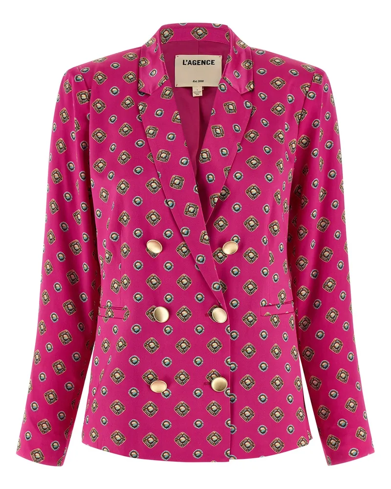 L'Agence Colin' Blazer Fuchsia