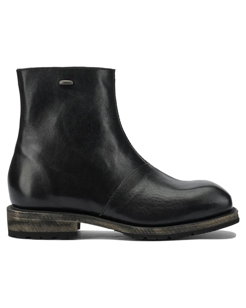 Our Legacy Unsere Legacy „Engine“-Stiefeletten mit Reißverschluss Black