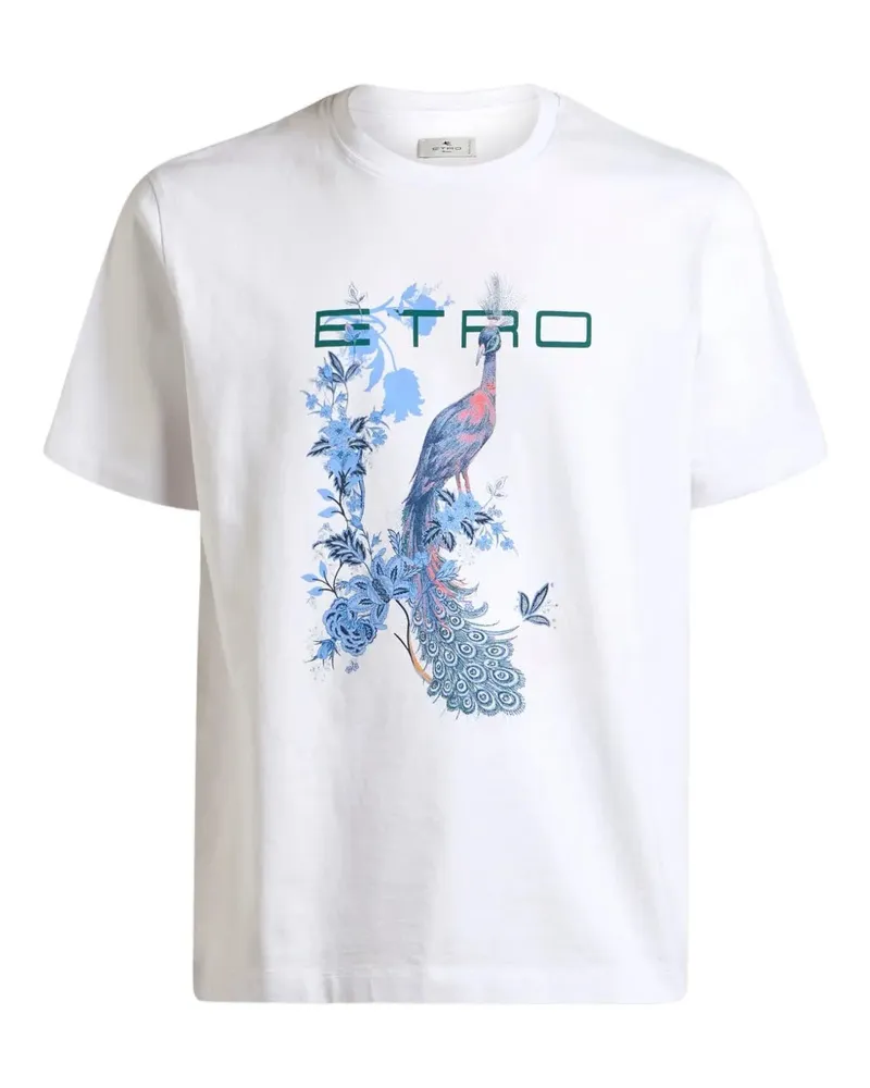 Etro Blumen -T -Shirt W0800