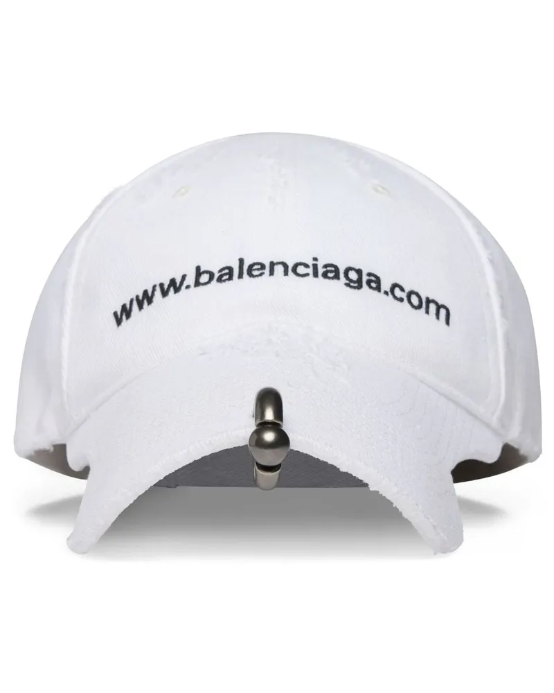 Balenciaga Logo -Baseballkappe White