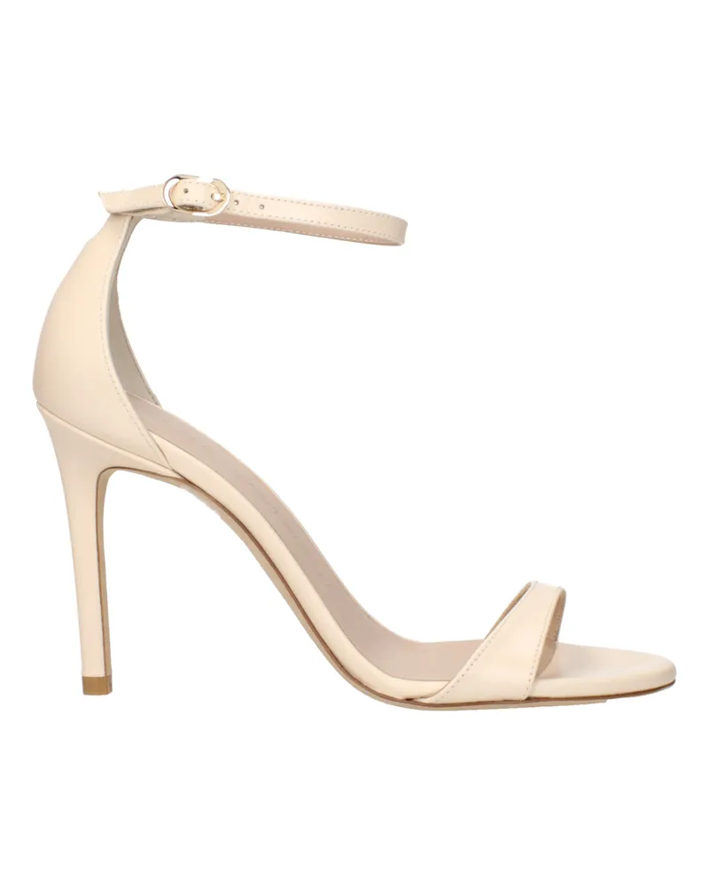Stuart Weitzman Nudist Sandalen Damens Beige/Mascarpone-Leder -