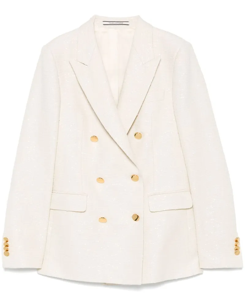 Tagliatore Cotton Mischjacke Ivory
