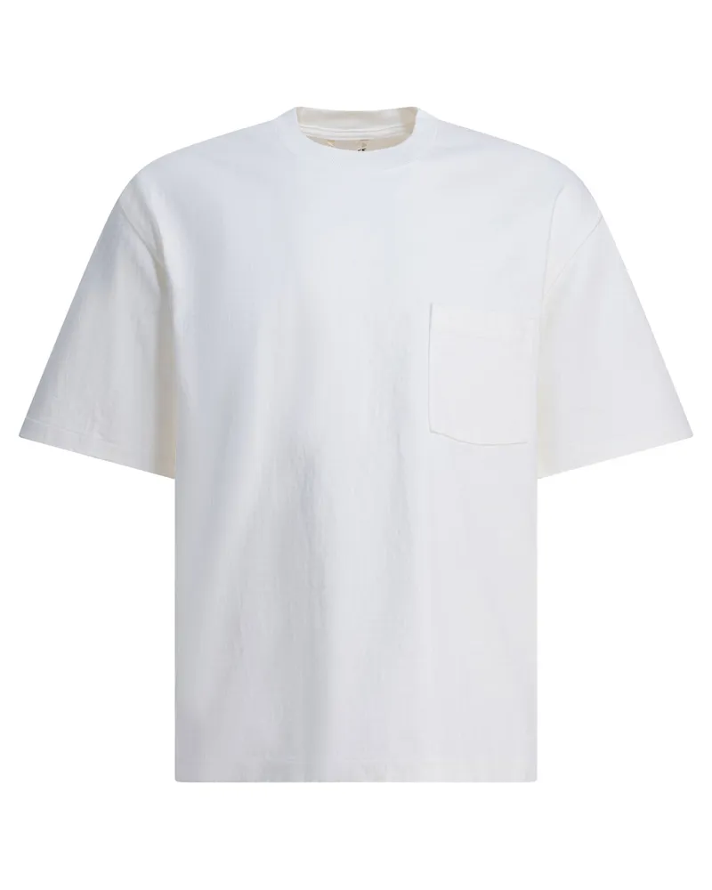 AURALEE Baumwoll-T-Shirt White
