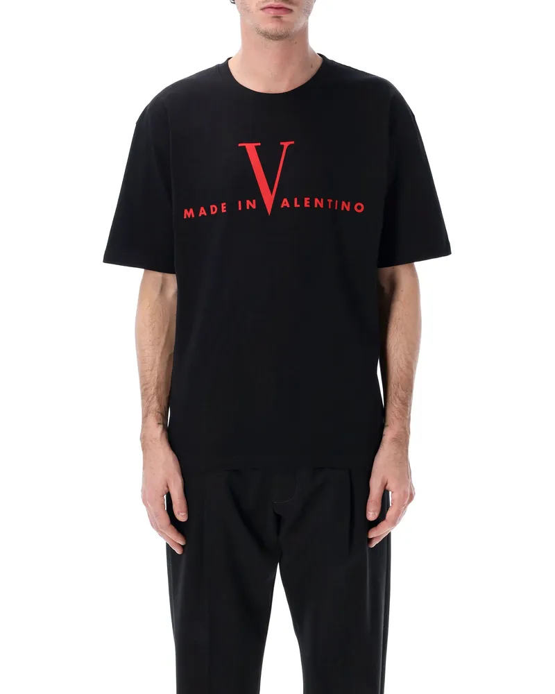 Valentino Garavani T-Shirts und Polos Schwarz Black