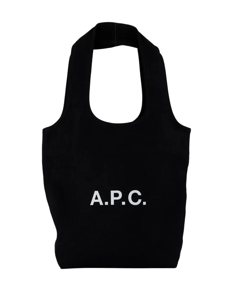 A.P.C. Ninon Small Shopper Bag  Synthetischer Schwarz Schwarz