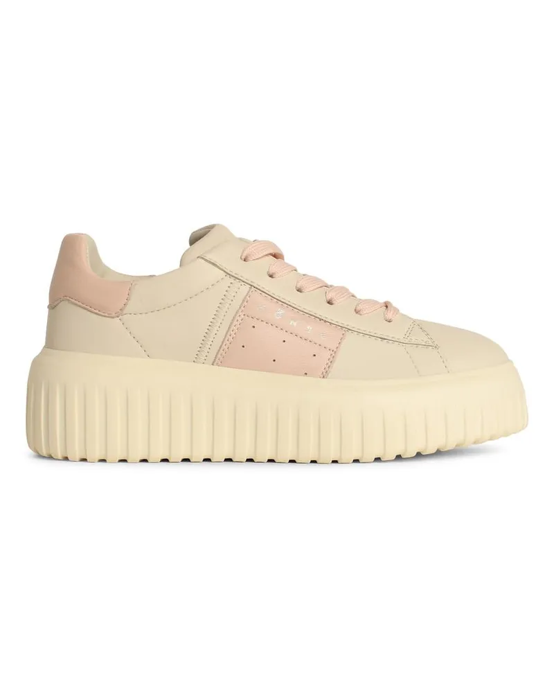 Hogan H Stripes' Elfenbein Lear -Sneaker Ivory