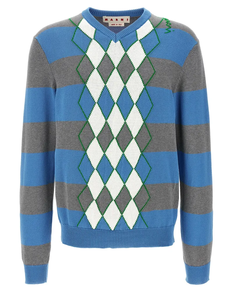 Marni Argyle' Pullover Multicolor