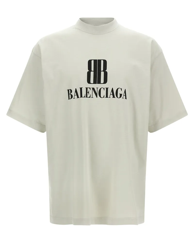 Balenciaga Nano Bb“ T-Shirt Beige