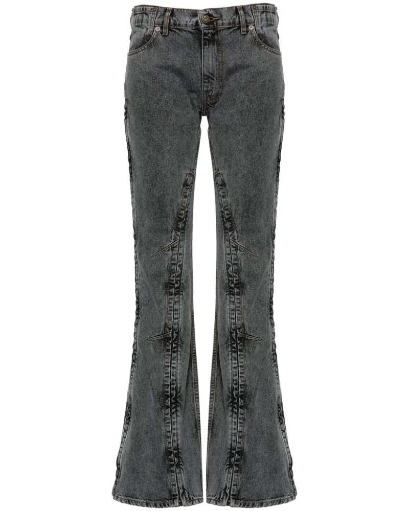 Y/PROJECT Evergreen Haken und Augenschlanker Jeans Black