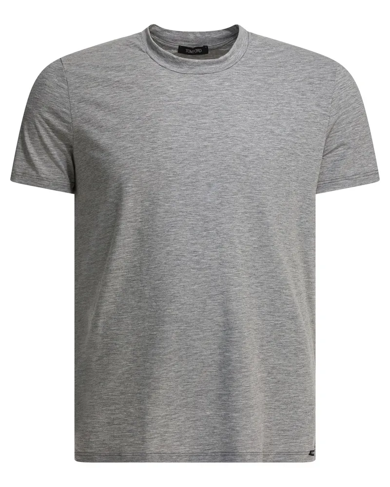 Tom Ford Baumwoll-Unterwäsche-T-Shirt Grey