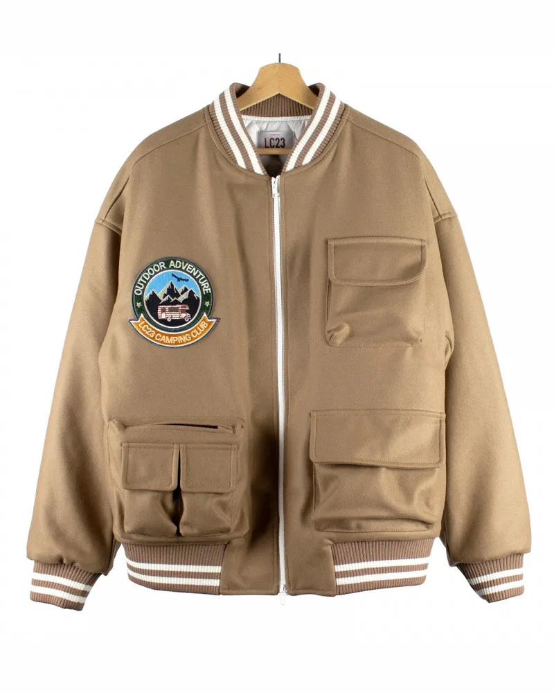 LC23 Multipocket Woll Varsity Jacke 