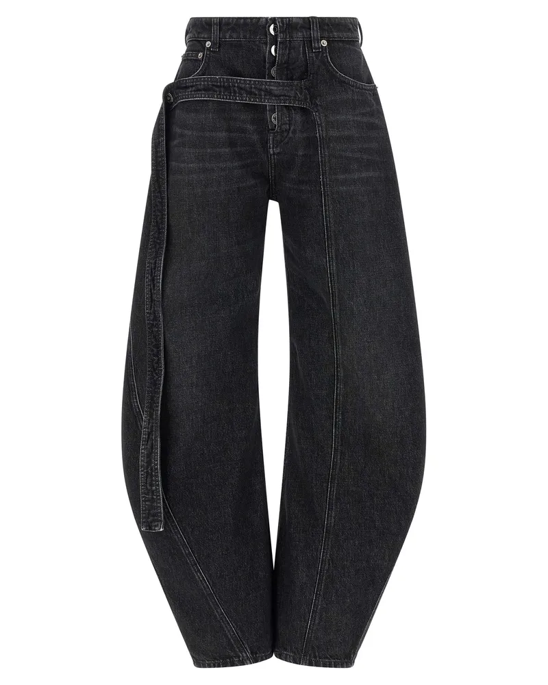 Jean Paul Gaultier Low Taille Jeans Black