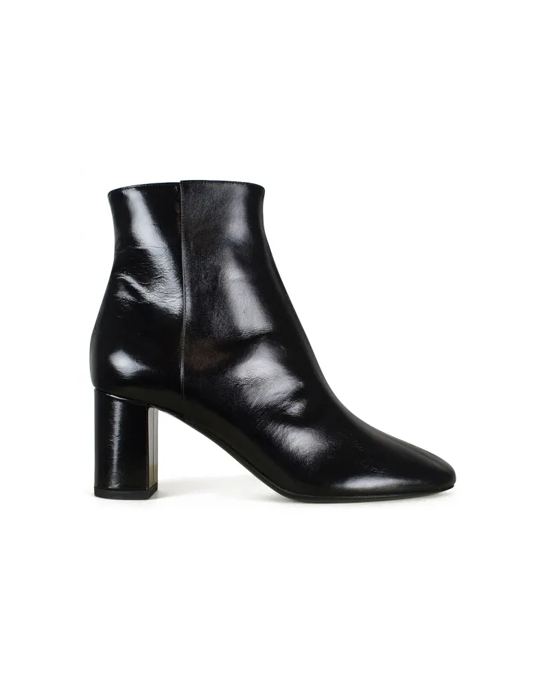 Saint Laurent Lou Ankle Stiefel Black