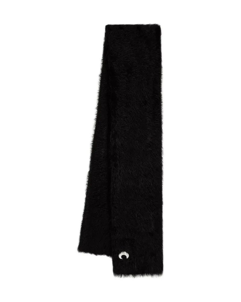 Marine Serre Wild geschwollener Schal  Synthetic Schwarz Schwarz