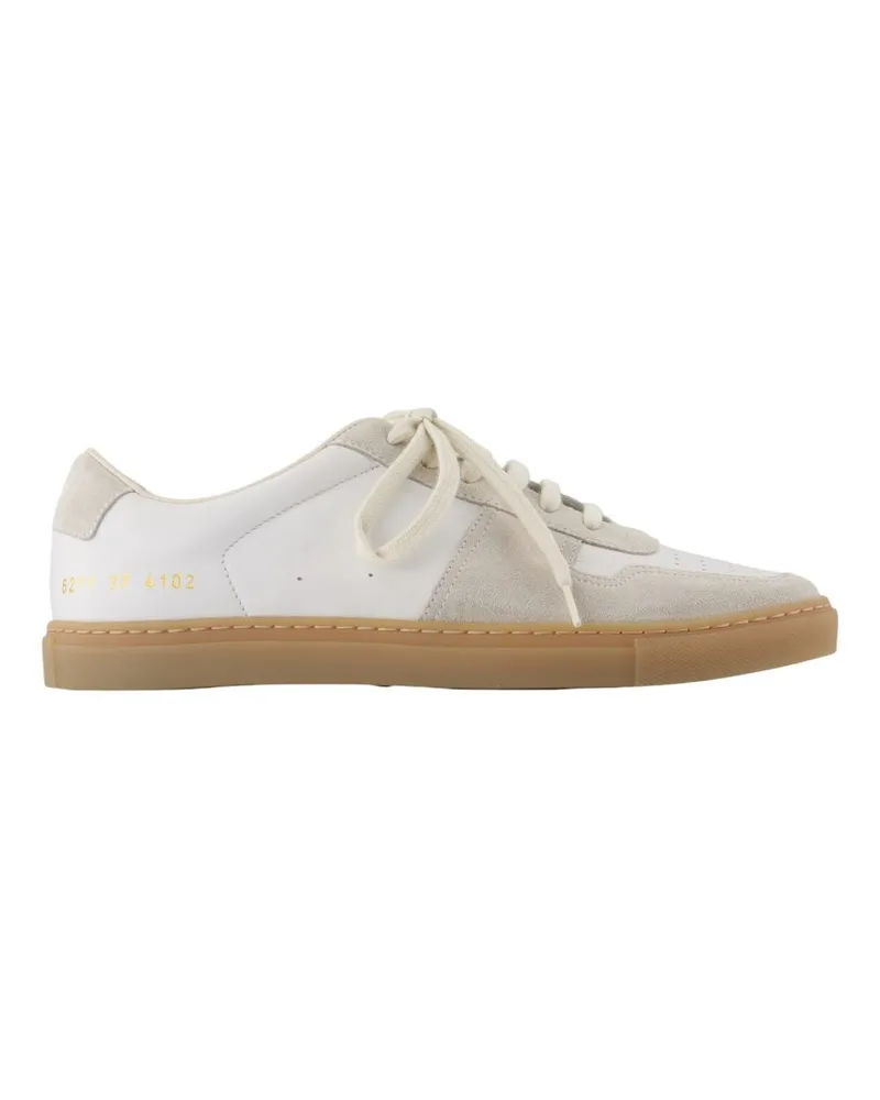 Common Projects Bball Slim Sneakers Common Projekte Leder weiß White