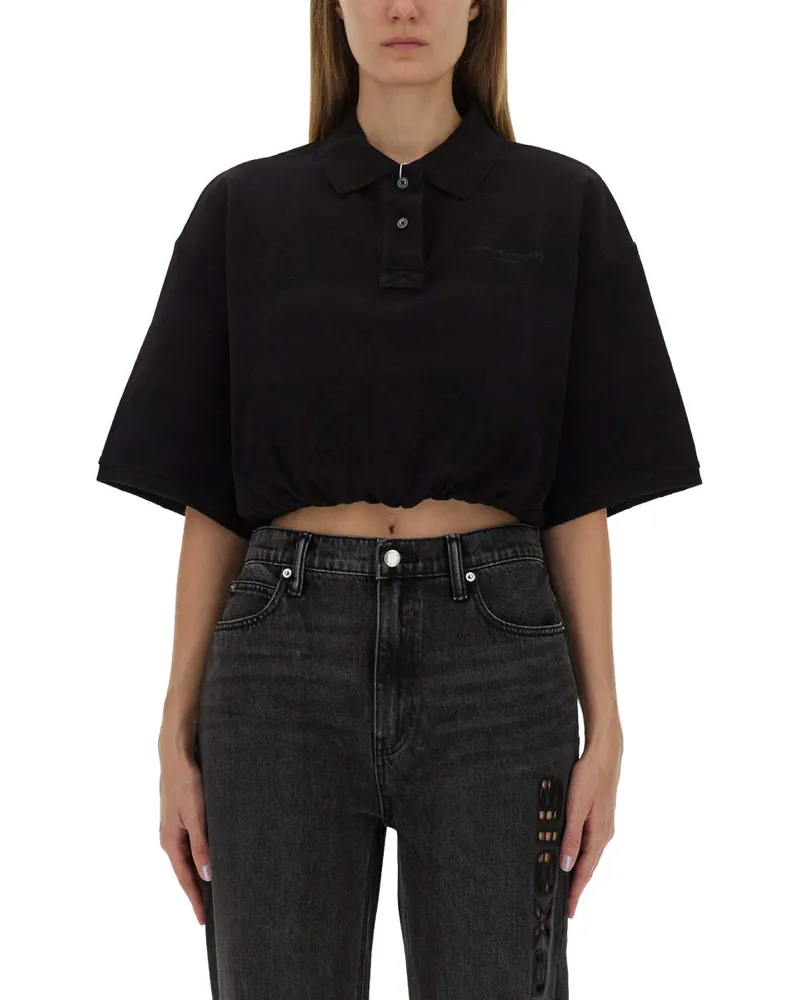 Alexander Wang dekonstruierte Polo Black
