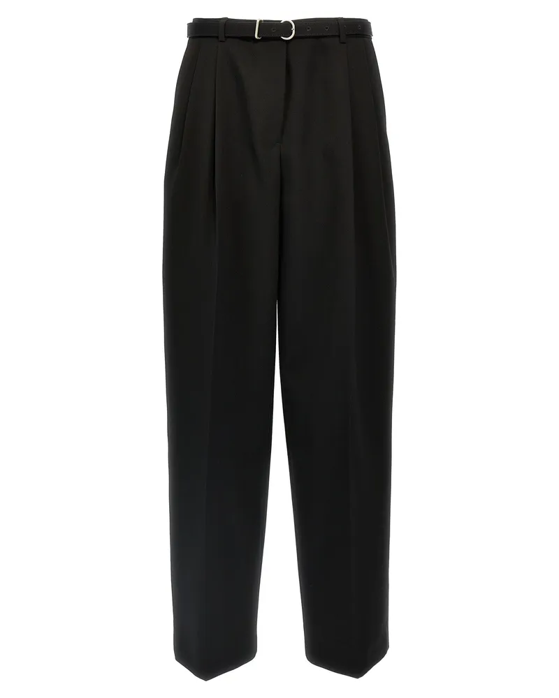 Jil Sander Wollhosen Black