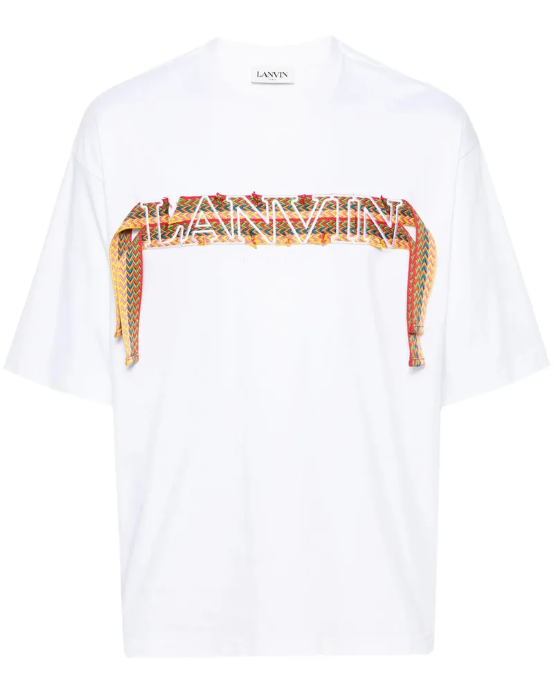 Lanvin Curb T -Shirt mit Stickerei 10