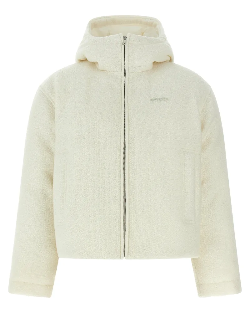Gucci Bouclé-Wolljacke White