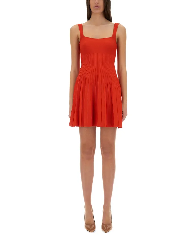 STAUD Ellison" kurzes Kleid Red