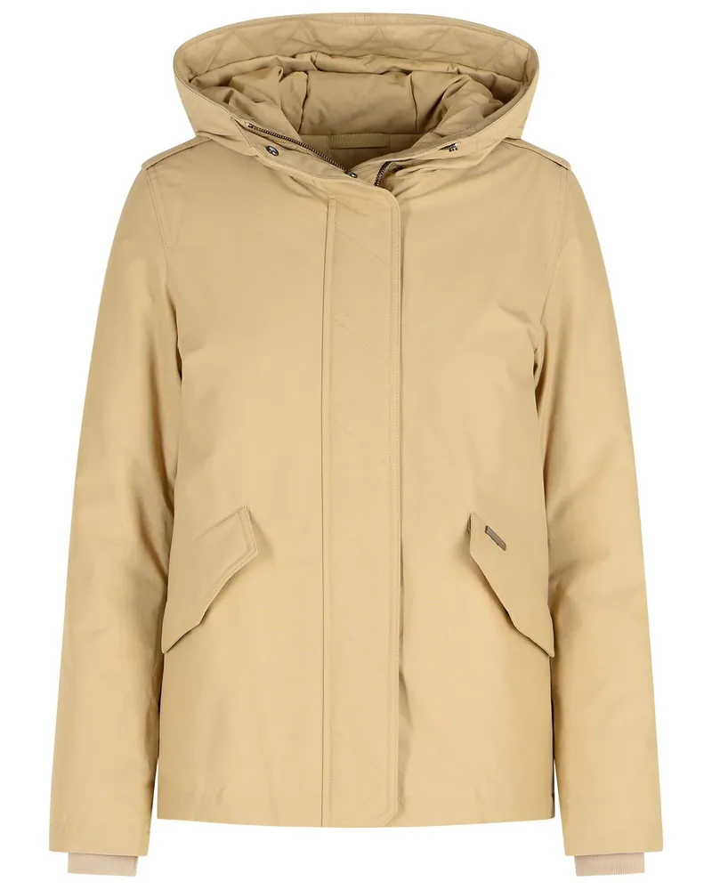 Woolrich Militär' beige Baumwollmischjacke Beige