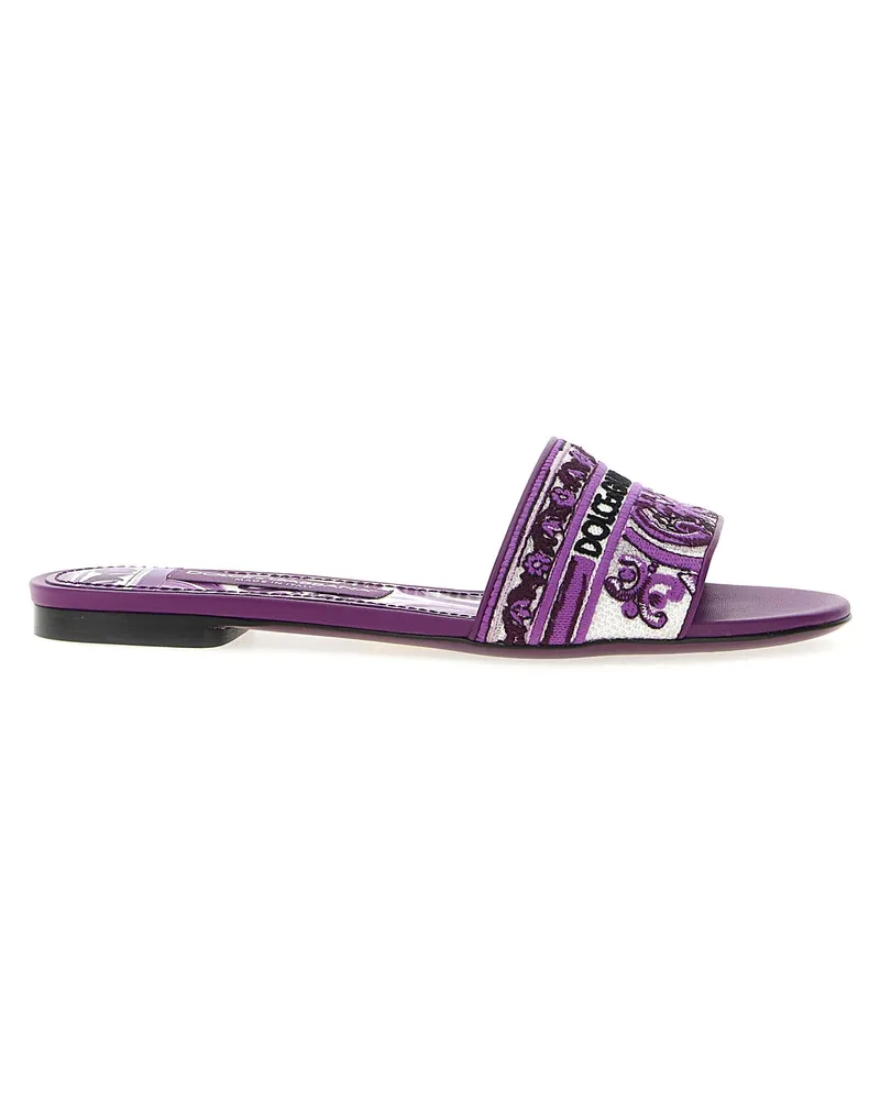 Dolce & Gabbana Maiolica' Stickroten Purple