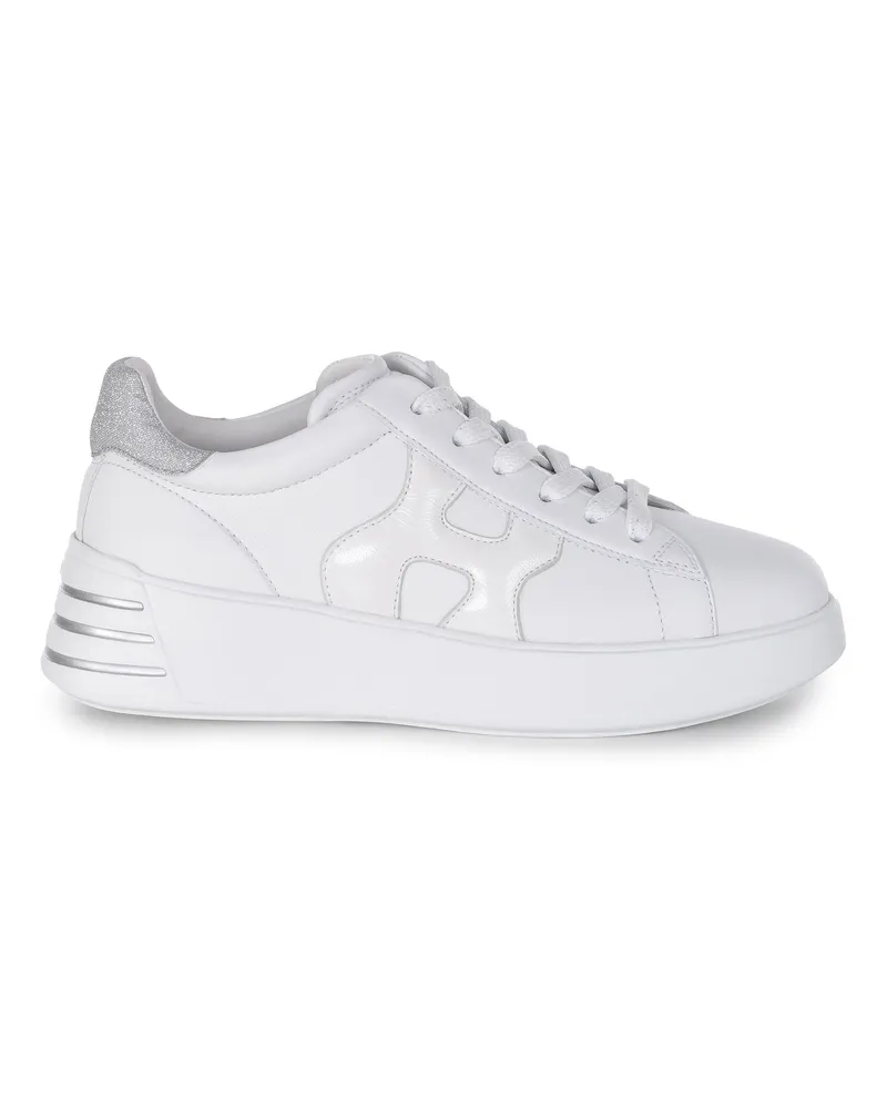 Hogan Rebellen" -Sneaker aus Leder White