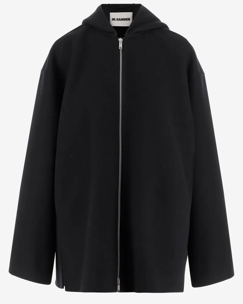 Jil Sander Wolljacke Black