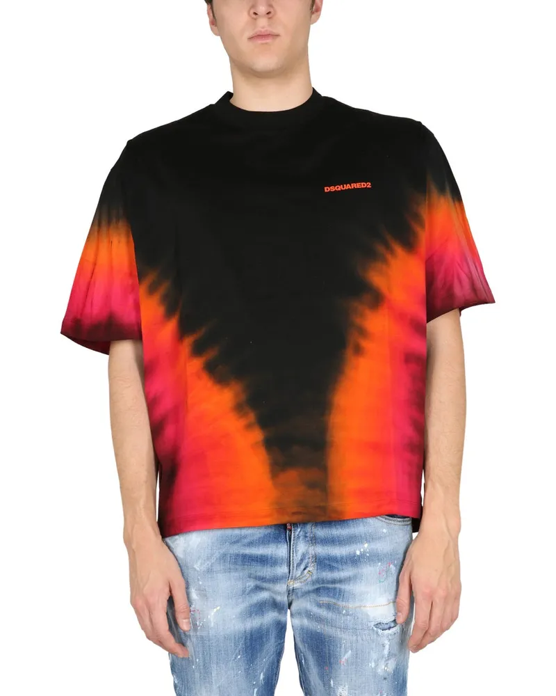 Dsquared2 T -Shirt "D2 Flame Multicolour